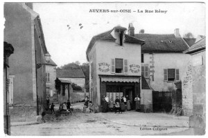 Carrefour de la rue Rémy et de la rue François Villon (début du XXe siècle)